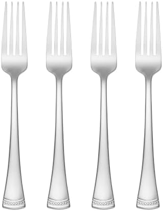 Lenox Portola Dinner Forks Silverware Set for 4, Flatware