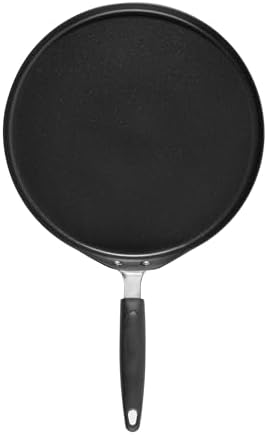 Restaurantware Nonstick Griddle 1 Count 12 x 12 Inch Aluminum Nonstick Frying Griddle With Bakelite Handle - Square Frying Pan With Even Heating - Black Cooking Surface For Home Kitchens