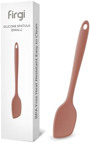 Platinum Silicone Spatula – BPA Free Silicone Spatula for Cooking – Heat Resistant Cooking Utensils for Non Stick Pans – One-Piece Spoonula for Baking, Mixing & More – Kitchen Scraper 9.3” Dry Rose