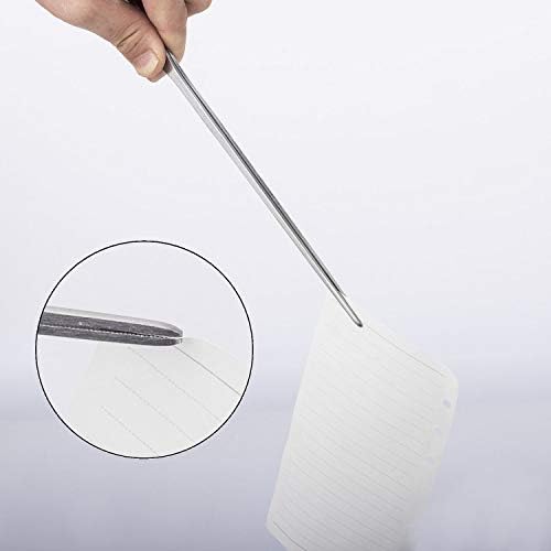 OIIKI Stainless Steel Polished Extra-Long 10.6 inch Tongs Tweezers