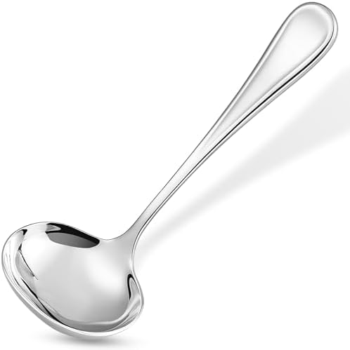 KEAWELL Premium Verona 7.1-Inch Gravy Ladle (1, 7.1" Gravy Ladle)
