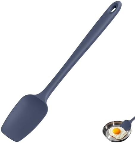 U-Taste 14" Long Silicone Spoonula, 600°F High Temp Spatula, Midnight Blue
