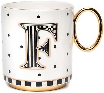 MACKENZIE-CHILDS My Mug, Decorative Ceramic Coffee Mug with Handle, F