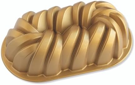 Nordic Ware Braided Loaf, 6 Cup, Gold