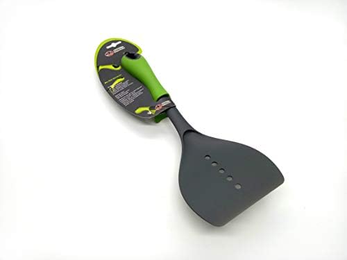 Uniware Professional Non-stick Kitchen Gadgets with Weighted Handle and Integrated Tool Rests (Jumbo Turner, Green)