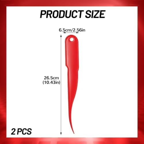 Shrimp Deveining Tool, 1 Pack Red Shrimp Deveiner Peeler, Practical Seafood Kitchen Gadget for Quick Shrimp Shelling & Vein Removal Without Damaging Meat