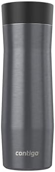 Contigo Travel Mug, Vacuum-Insulated Stainless Steel | AUTOSEAL Technology | Easy-Clean Lid | 20 oz | 2-Pack, Pack of 4