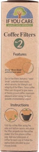 If You Care FSC Unbleached No 2 Coffee Filters, 100 Count