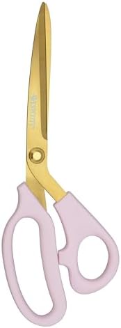 Westcott All-Purpose Kitchen Shears, Pink with Gold Blades - Durable Kitchen Shears with Precision-Ground Blades for Easy Cutting and Meal Prep - 9-Inch