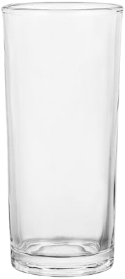 Highball Glasses Set of 12-8oz Tall Water Glasses for Mojito, Whiskey, Cocktails - Clear Drinking Glassware for Kitchen - Tall Drinking Glasses Set for Mixed Drinks (Glass, 12PCS8OZ)