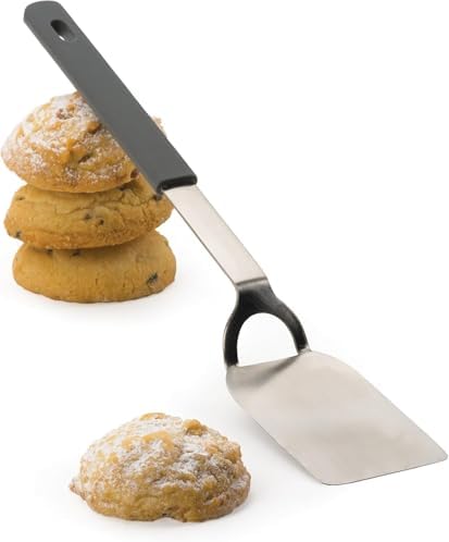 RSVP International Endurance Kitchen Tool Collection Flexible Stainless Steel, Dishwasher Safe, Spatula, Mini