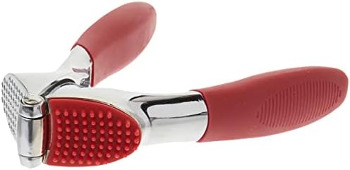 Trudeau Garlic Press - Effortless Garlic Crusher with Built-In Cleaning Aid, Large Garlic Chamber, Comfortable Ergonomic Handle, BPA-Free & Dishwasher-Safe - Quick and Easy Meal Preparation