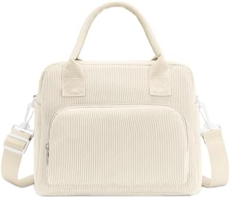 Lunch Bag Women Lunch Box for Women Adult Cute Insulated Lunch Bag Lager Cooler Lunch Tote Bags for Work Picnic (Beige)