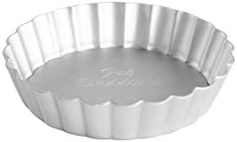 Fat Daddio's PFT-425 Round Fluted Tart Pan with Removable Bottom, 4.25 x 1 Inch
