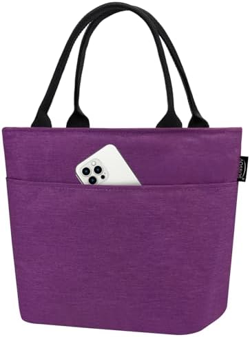 Aosbos Lunch Tote Bag,Insulated Lunch Bag For Women,Work,Office