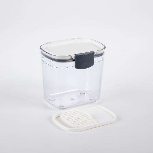 ProKeeper Mini Spice & Herb Storage Container – 1.5 Cups, Airtight, Clear Plastic for Baking Soda, Powder, and Snacks