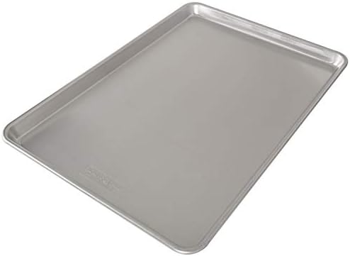 Nordic Ware Naturals Extra Large, 21 x 15 inch Baking Set - USA Made Aluminum Commercial Quality Pan for Baking or Roasting, Encapsulated Galvanized Steel Rim Prevents Warping, 2pk Big Sheet