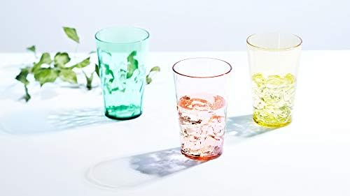 SCANDINOVIA - 19oz Unbreakable Premium Drinking Glasses Set of 6 - Super Grade Acrylic Plastic - Perfect for Gifts - Dishwasher Safe - Stackable - Drinkware Cups Reusable Water Tumbler (Pack of 2)