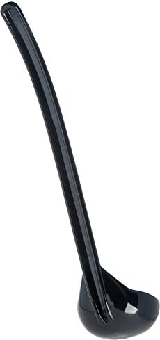 CARLISLE FOODSERVICE PRODUCTS 029503 Carly Plastic Dressing/Serving Ladle, 1 oz./9.5", Black