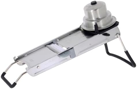 de Buyer LA MANDOLINE REVOLUTION - Removable, Double-Sided Stainless Steel Blade - Ideal for Cutting, Shredding, Dicing & Cubing - Includes Three Julienne Blades - Made in France