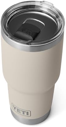 YETI Rambler 30 oz Tumbler, Stainless Steel, Vacuum Insulated with MagSlider Lid, Cape Taupe