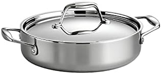 Tramontina Signature Tri-Ply Clad Stainless Steel 3-Quart Braiser Pan