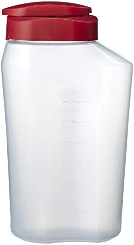 GoodCook 1 Quart Bottle with Snap Lock Easy-Pour Lid, BPA Free, Clear