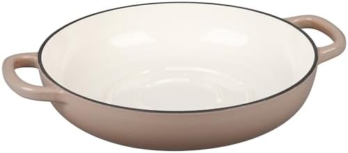 EDGING CASTING Enameled Cast Iron Dutch Oven Pot with Lid, Round Bread Oven for Homemade Sourdough Bread Baking, 6 Quart, Mocha