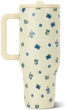 HydroJug Traveler 40oz, Insulated Tumbler with Handle & Straw, Freshly Pick'd