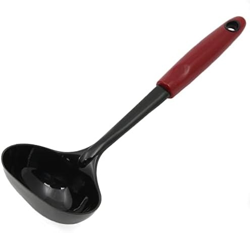 Chef Craft Select Nylon Soup Cooking Ladle, 12 inches, Red