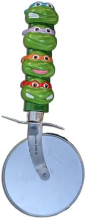 Teenage Mutant Ninja Turtles Pizza Cutter | TMNT Pizza Slicer | TMNT Pizza Wheel Cutter | TMNT Pizza Party Supplies | Officially Licensed