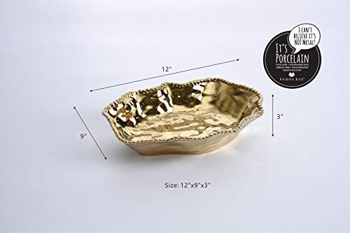 Pampa Bay Serving Bowl (Gold)