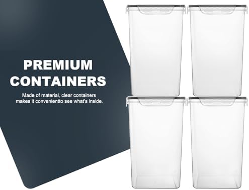 M MCIRCO Extra Large 4 Pack, 6.5L/7qt/220oz Tall Food Storage Containers