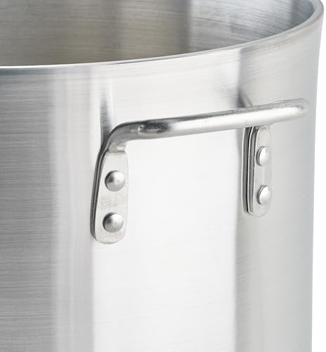Winco 6.0mm Aluminum Sauce Pot, 26-Quart