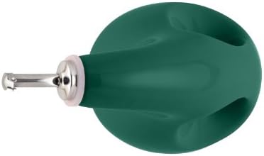 Rachael Ray Solid Glaze Ceramics EVOO Olive Oil Bottle Dispenser with Spout - 24 Ounce, Dark Green