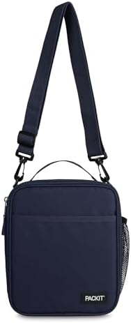 PackIt Freezable Crossbody Lunch Box, Midnight Navy