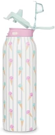 Ello Pop & Fill Insulated Stainless Steel Water Bottle with Quick Fill Lid, Leakproof Locking, Sip or Chug Spout, BPA-Free, Double Wall Vacuum Insulated for Sports, Travel & School- 22oz / 32oz / 40oz
