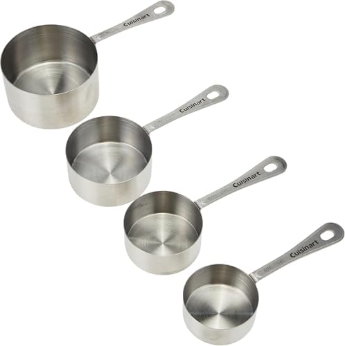 Cuisinart CTG-00-SMC Stainless Steel Measuring Cups, Set of 4