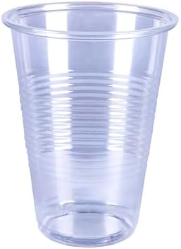 Amazon Basics Disposable Clear Plastic Cups for Cold Drinks, BPA-Free, Easy to Hold, 16oz, 50 Count (Pack of 2)