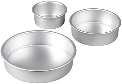 Wilton Aluminum Round Cake Pan Set, Made Without PFAS, 3-Piece
