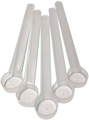 1/4 Teaspoon (1.25 mL) Long Handle Plastic Measuring Spoon for Coffee, Protein Powder, Pet Food, Spices, Grains, Dry Goods – Food-Grade BPA-Free (Pack of 5)