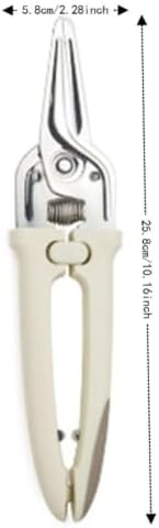 Kitchen Shears, Stainless Steel Food Scissors, White