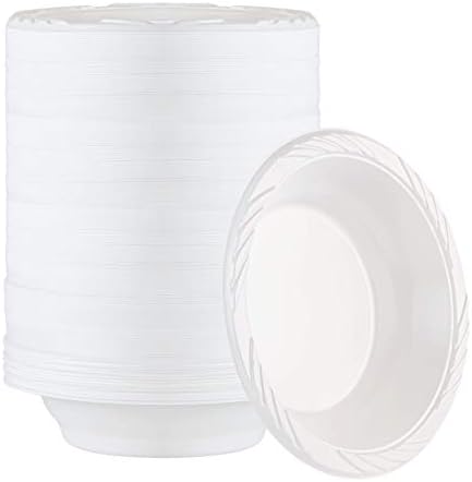 800 Count Disposable 18 ounce White Plastic Soup Bowls
