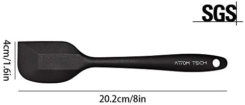 Silicone Spatula Set of 4, 500°F Heat Resistant BPA Free