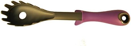 70707 Uniware Professional Non-stick Kitchen Gadgets with Weighted Handle and Integrated Tool Rests (Spaghetti Fork, Plum)
