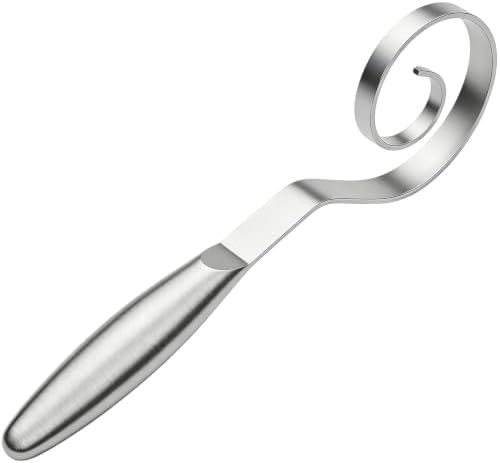 Maxjoy Danish Dough Whisk, Seamless Stainless Steel Sourdough Bread Tool