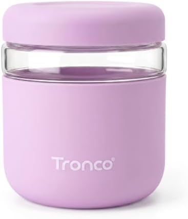 Tronco 32 oz Glass Food Storage & Lunch Bowl Containers with Airtight Lids