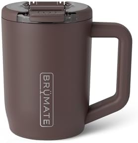 BrüMate Müv - 15oz 100% Leak Proof Insulated Coffee Mug with Handle & Lid - Stainless Steel Coffee Travel Mug - Double Walled Coffee Cup (Java)
