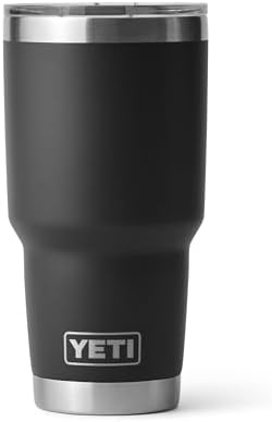 YETI Rambler 30 oz Stainless Steel Vacuum Insulated Tumbler w/ MagSlider Lid, Black