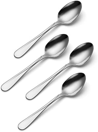 Oneida Flatware Flight Teaspoons 18/0 Silverware Set for 4, (4-Piece)
